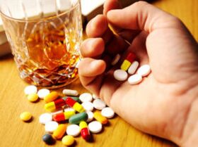 Antibiotika und Alkoholwirkungen der Kombination