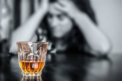 schwere Abhängigkeit von Alkohol