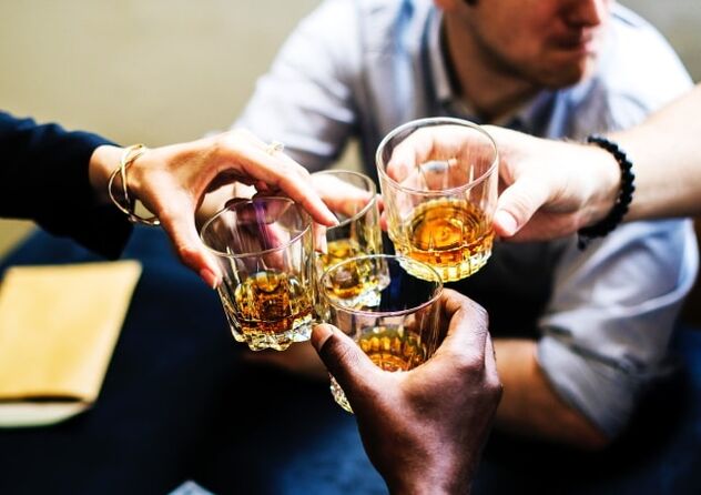 Alkoholkonsum in einem großen Unternehmen